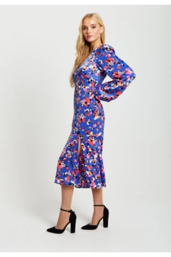 Liquorish Multicolour Abstract Dot Print Midi Dress -Sarto Vibe Sales 0XebQUXq 12870