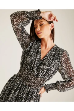 Dusty Pink Monochrome Gathered Swing Dress -Sarto Vibe Sales 4vmXZXTx 12050