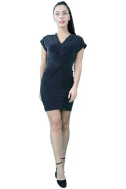 Signage Black Vest Knot Dress 12 Signage Black Vest Knot Dress -Sarto Vibe Sales 71Pir6vv 13758