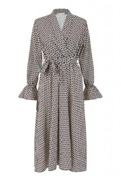 Yumi Multi Midi Wrap Dress 9 Yumi Multi Midi Wrap Dress -Sarto Vibe Sales 967VnMEz 13963