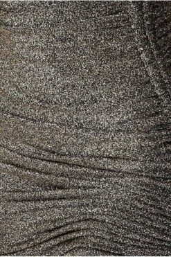 Goddiva Off The Shoulder Drawstring Side Midi - Gold -Sarto Vibe Sales 9D93X2mK 12290