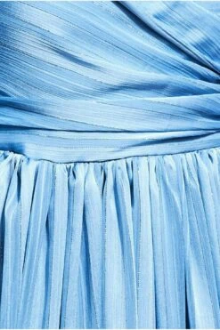 Goddiva Off The Shoulder Wrap Maxi Dress - Powder Blue 7 Goddiva Off The Shoulder Wrap Maxi Dress - Powder Blue -Sarto Vibe Sales BAkN1O0V 11450