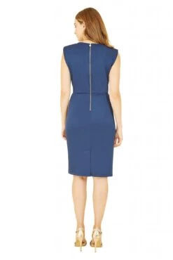Yumi Navy Scuba Fitted Pleat Detail Dress 8 Yumi Navy Scuba Fitted Pleat Detail Dress -Sarto Vibe Sales FQTtAv8A 14838