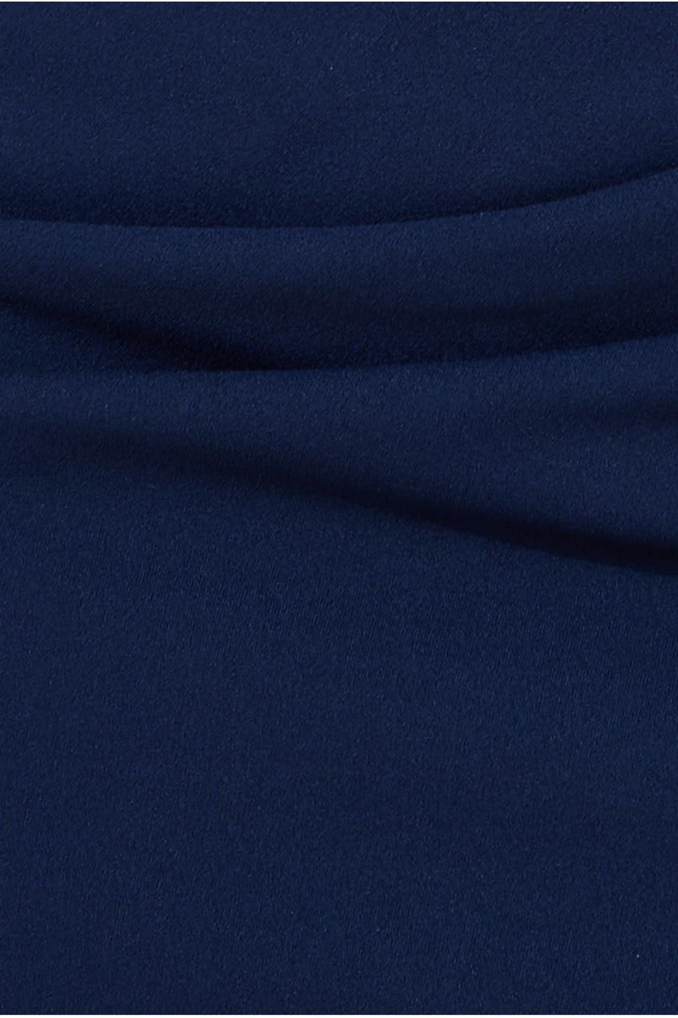 Goddiva Satin & Scuba Off The Shoulder Midi Dress - Navy 5 Goddiva Satin & Scuba Off The Shoulder Midi Dress - Navy - Image 5