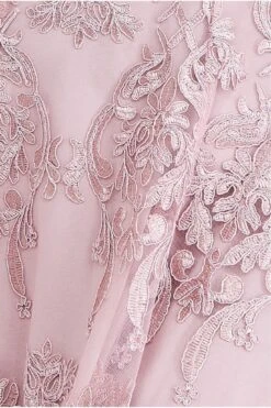 Goddiva Scalloped Lace Dipped Hem Midi Dress - Blush 7 Goddiva Scalloped Lace Dipped Hem Midi Dress - Blush -Sarto Vibe Sales LwnOyHtU 13770