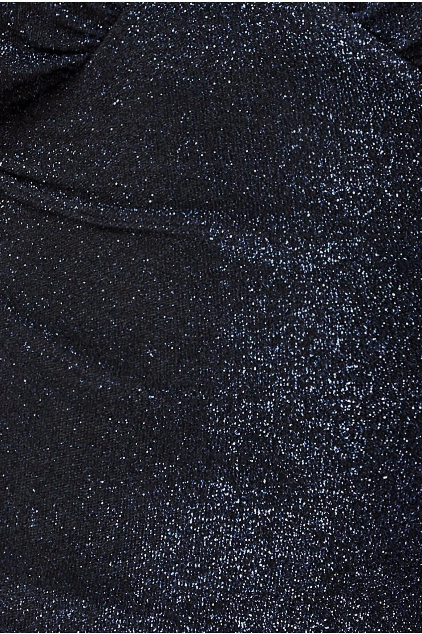 Goddiva Kimono Sleeve Lurex Midi Dress - Navy 5 Goddiva Kimono Sleeve Lurex Midi Dress - Navy - Image 5