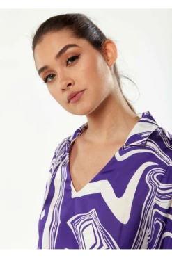 Liquorish Marble Print Dress In Purple 9 Liquorish Marble Print Dress In Purple -Sarto Vibe Sales PYUzoEyL 8010