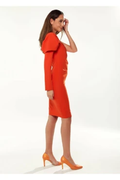 Liquorish Asymmetric Mini Dress In Orange 7 Liquorish Asymmetric Mini Dress In Orange -Sarto Vibe Sales TOskQ9x9 8368