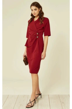 De La Creme Fashions Diane Wrap Blazer Dress 18 De La Creme Fashions Diane Wrap Blazer Dress -Sarto Vibe Sales UPGzB662 9587