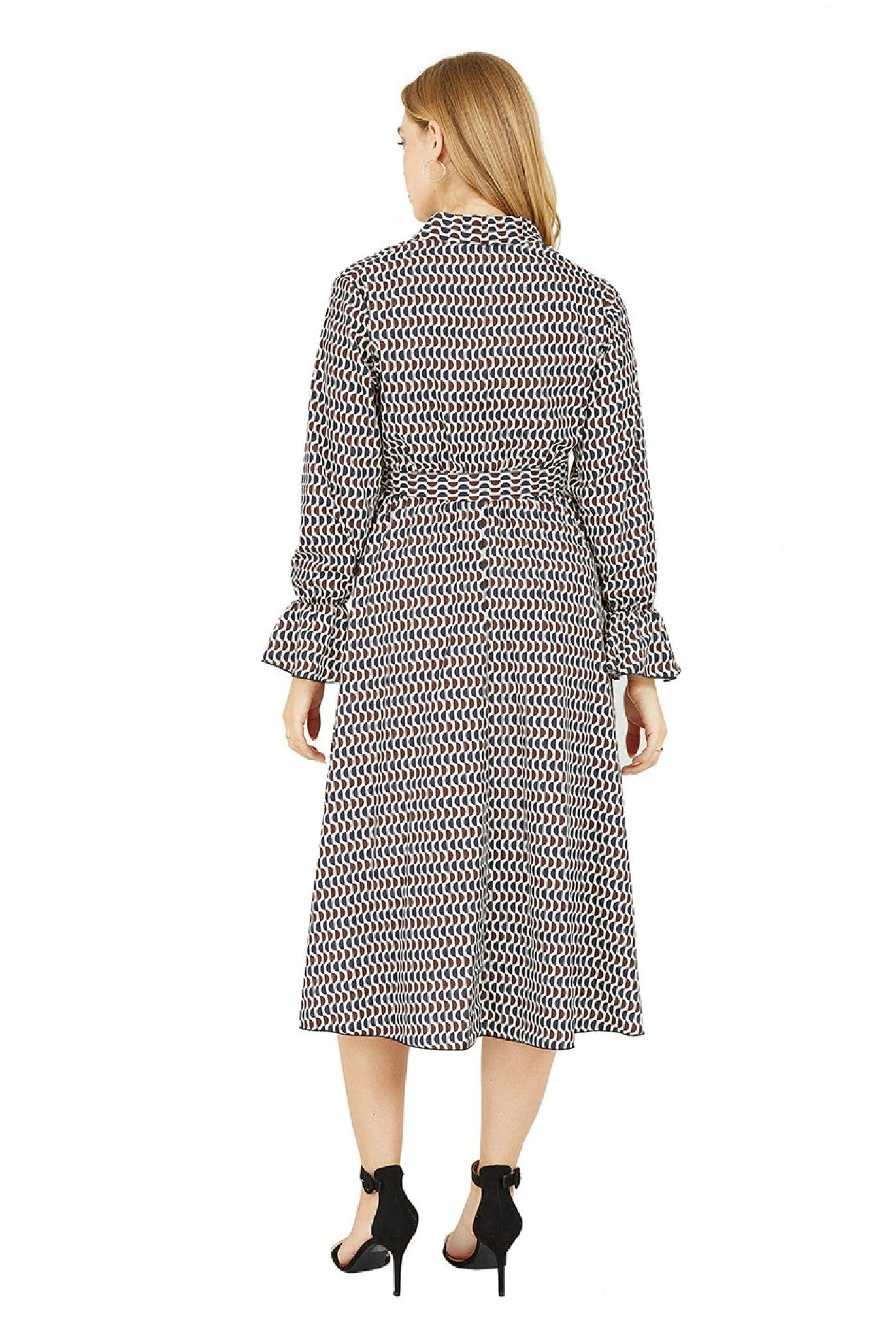 Yumi Multi Midi Wrap Dress 4 Yumi Multi Midi Wrap Dress - Image 4