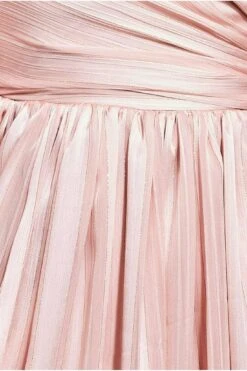 Goddiva Off The Shoulder Wrap Maxi Dress - Blush -Sarto Vibe Sales ji4o5RLG 11449