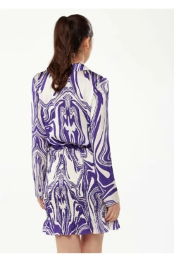 Liquorish Marble Print Dress In Purple 8 Liquorish Marble Print Dress In Purple -Sarto Vibe Sales lVxCZDt7 8010