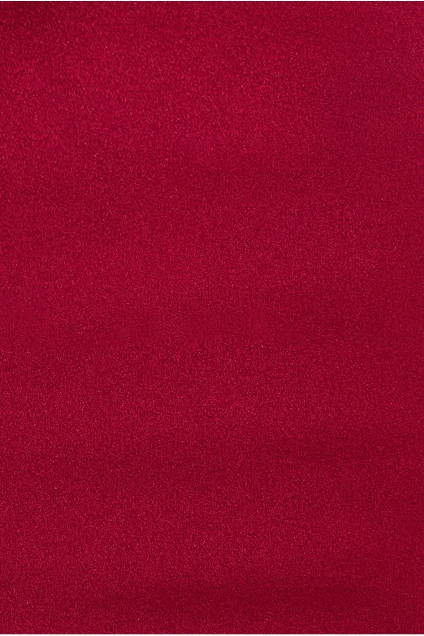 Goddiva Scuba Crepe Off The Shoulder Midi - Wine 4 Goddiva Scuba Crepe Off The Shoulder Midi - Wine - Image 4