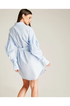 Dusty Pink Tie Up Mini Shirt Dress | Sky Blue 6 Dusty Pink Tie Up Mini Shirt Dress | Sky Blue -Sarto Vibe Sales wBlsfQBr 12044