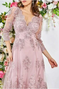Goddiva Scalloped Lace High Low Midi Dress - Blush 7 Goddiva Scalloped Lace High Low Midi Dress - Blush -Sarto Vibe Sales zvVQxrmT 10397